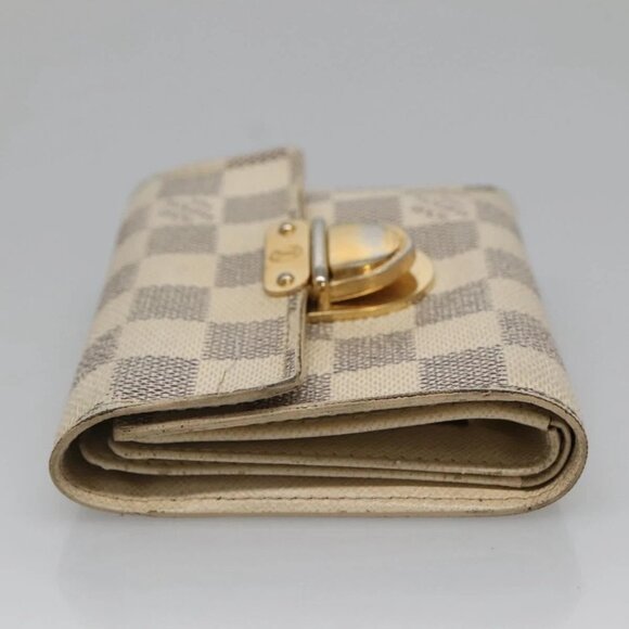 LOUIS VUITTON Damier Azur Portefeuille Koala Trifold Wallet N60013 Auth BA4841 - Picture 6 of 16